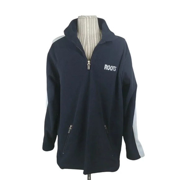 Roots Athletics  Fleece Sweater, Half Zip, L/44 - Picture 1 of 7